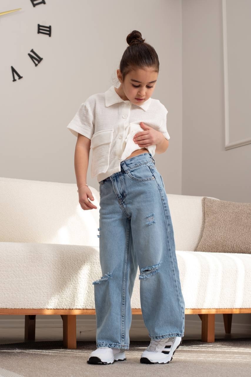 Blue denim pant