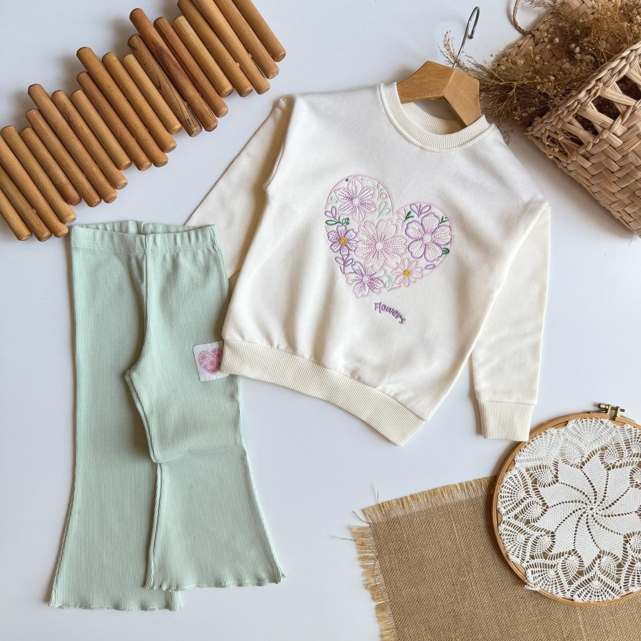 Mint Heart set