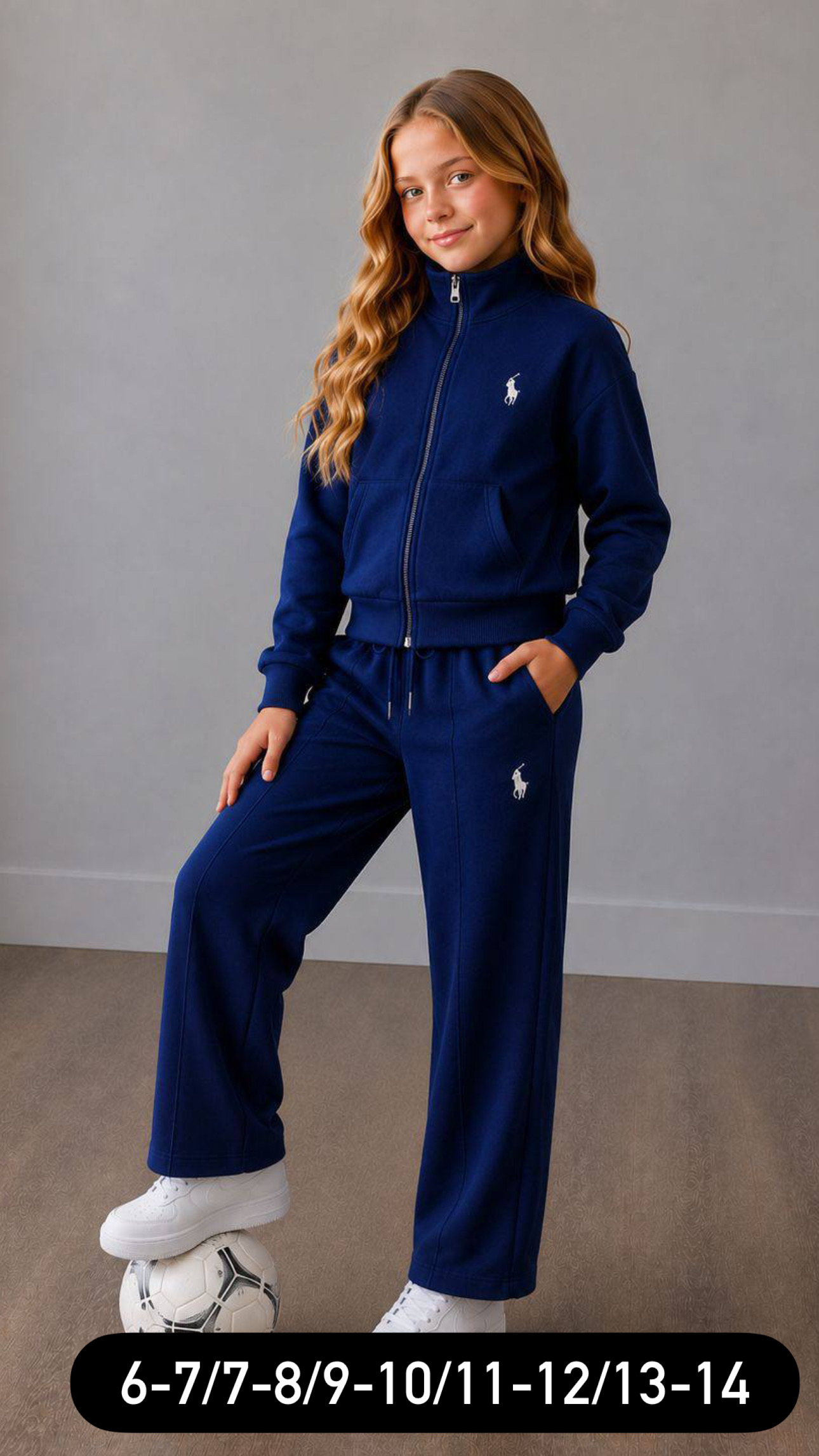 Polo navy Basic set